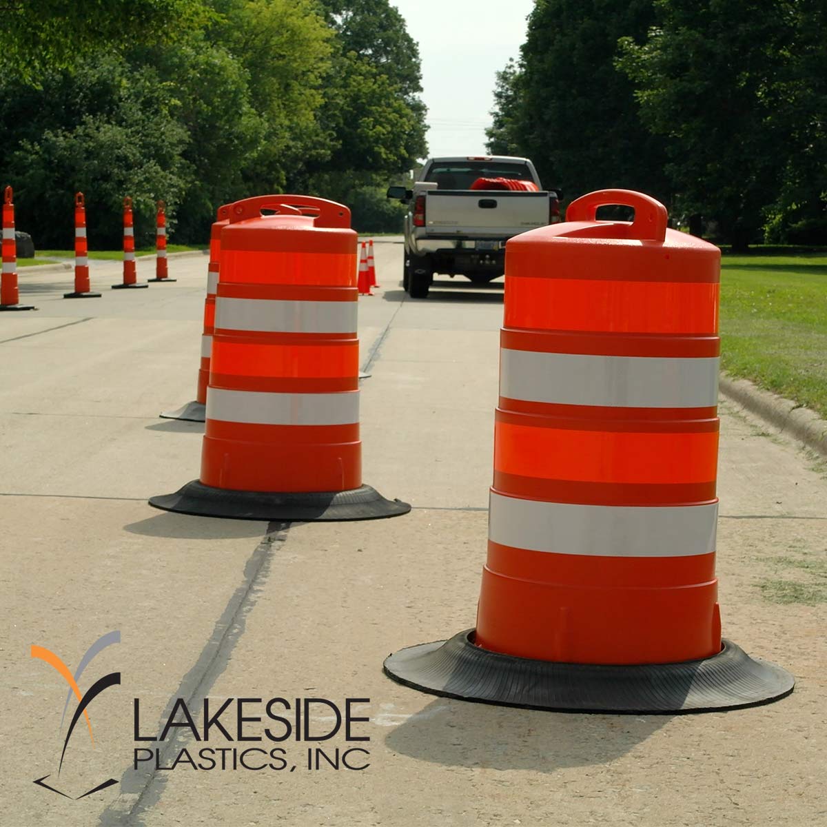 Traffic Barrels Construction Barrels Lakeside Plastics